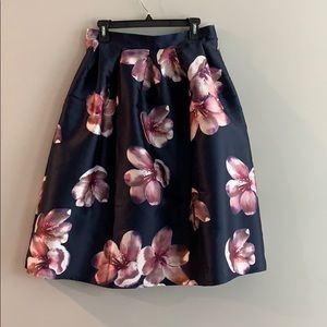Floral Midi Skirt